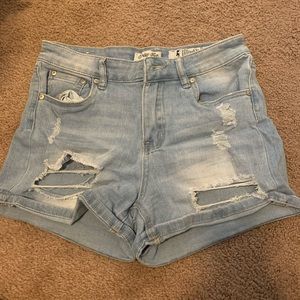 Denim shorts